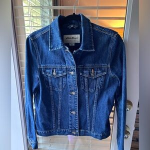 Eddie Bauer Women's Blue Denim Jacket. Size S